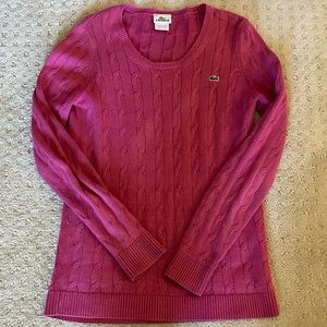 Lacoste cable sweater